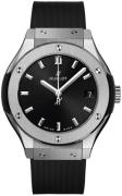 Hublot Dameklokke 581.NX.1470.RX Classic Fusion Sort/Gummi Ø33 mm