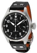 IWC Herreklokke IW501001 Pilots Sort/Lær Ø46.2 mm