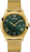 Guess Herreklokke W0923G2 Grønn/Gulltonet stål Ø44 mm