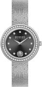 Versus by Versace Dameklokke VSPCG1521 Carnaby Street Sort/Stål Ø39