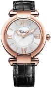 Chopard Dameklokke 384221-5001 Imperiale Sølvfarget/Lær Ø36 mm