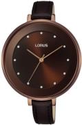 Lorus Dameklokke RG239LX9 Brun/Lær Ø40 mm