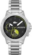 Lacoste Herreklokke 2011207 Endurance Sort/Stål Ø43 mm