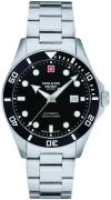 Swiss Alpine Military Herreklokke 7095.2137 Deep Sea Diver Sort/Stål