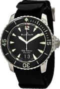 Blancpain Herreklokke 5050-12B30-NABA Fifty Fathoms Sort/Tekstil Ø45