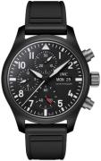 IWC Herreklokke IW389401 Pilots Sort/Gummi Ø41.9 mm