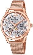 Festina Dameklokke F20628-2 Classic Skjelettkuttet/Rose-gulltonet