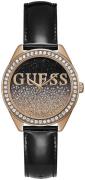 Guess Dameklokke W0823L14 Flerfarget/Lær Ø36 mm