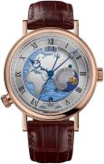 Breguet Herreklokke 5717BR-EU-9ZU Classique Sølvfarget/Lær Ø44 mm