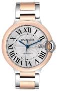 Cartier Herreklokke W2BB0004 Ballon Blue Sølvfarget/18 karat rosé