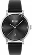 Hugo Boss Herreklokke 1513790 Sort/Lær Ø42 mm