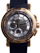 Breguet Herreklokke 5827BR-Z2-5ZU Marine Sort/Gummi Ø42 mm