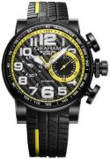 Graham Silverstone Stowe Herreklokke 2BLDC.B28A Sort/Gummi Ø48 mm