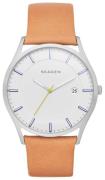 Skagen Holst Herreklokke SKW6282 Hvit/Lær Ø40 mm