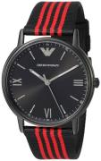 Emporio Armani Dress Herreklokke AR11015 Sort/Tekstil Ø43 mm