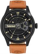 Timberland Herreklokke TBL15930JSB.03 Sort/Lær Ø46 mm