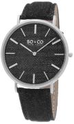 So & Co New York SoHo 5103.1 Sort/Lær Ø41 mm