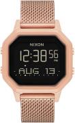 Nixon 99999 Dameklokke A1272-897-00 LCD/Rose-gulltonet stål