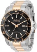 Invicta 99999 Herreklokke 30559 Sort/Rose-gulltonet stål Ø48.8 mm