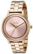 Nixon The Kensington Dameklokke A0992360-00 Rosa/Gulltonet stål Ø37