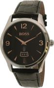 Hugo Boss Commander Herreklokke 1513425 Sort/Lær Ø41 mm