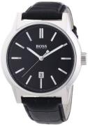 Hugo Boss Architecture Herreklokke 1512911 Sort/Lær Ø44 mm