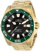 Invicta 99999 Herreklokke 30516 Sort/Gulltonet stål Ø53 mm