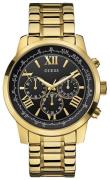 Guess Horizon Herreklokke W0379G4 Sort/Gulltonet stål Ø45 mm