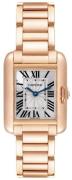 Cartier Tank Anglaise Dameklokke W5310013 Sølvfarget/18 karat rosé