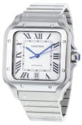 Cartier Santos De Cartier Herreklokke WSSA0009 Hvit/Stål