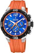 Festina Chrono Bike Herreklokke F20523-6 Blå/Gummi Ø44.5 mm