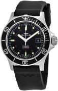 Glycine Combat GL0087 Sort/Gummi Ø42 mm