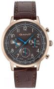 Gant 99999 Herreklokke W71204 Brun/Lær Ø42 mm