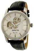 Invicta 99999 Herreklokke 22616 Sølvfarget/Lær Ø44 mm