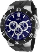 Invicta Pro Diver Herreklokke 30727 Blå/Gummi Ø54 mm