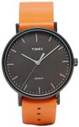 Timex Weekender Herreklokke TW2P91400 Sort/Lær Ø41 mm
