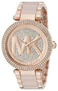 Michael Kors Parker Dameklokke MK6176 Rosegullfarget/Rose-gulltonet