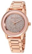 Michael Kors Kinley Dameklokke MK6210 Krystallsmykket/Rose-gulltonet