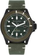 Spinnaker Spence Herreklokke SP-5063-03 Grønn/Lær Ø42 mm