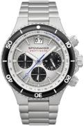 Spinnaker 99999 Herreklokke SP-5086-33 Sølvfarget/Stål Ø43 mm