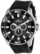 Invicta Herreklokke 28000 Pro Diver Sort/Gummi Ø50 mm