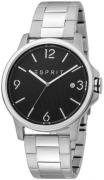 Esprit Herreklokke ES1G156M0065 Course Sort/Stål Ø40 mm