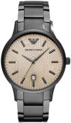 Emporio Armani Herreklokke AR11120 Dress Beige/Stål Ø44.4 mm