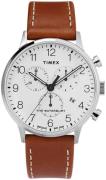Timex Herreklokke TW2T28000 Hvit/Lær Ø40 mm