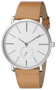 Skagen Herreklokke SKW6215 Hagen Hvit/Lær Ø40 mm