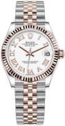 Rolex Dameklokke 278271-0002 Datejust 31 Hvit/18 karat rosé gull