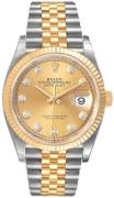 Rolex Dameklokke 126233-0017 Datejust 36 Gulltonet/18 karat gult gull