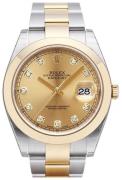 Rolex Herreklokke 126303-0011 Datejust 41 Gulltonet/18 karat gult