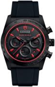 Tudor Herreklokke M42000CR-0001 Fastrider Black Shield Sort/Gummi