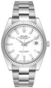 Rolex Herreklokke 126334-0009 Datejust 41 Hvit/Stål Ø41 mm